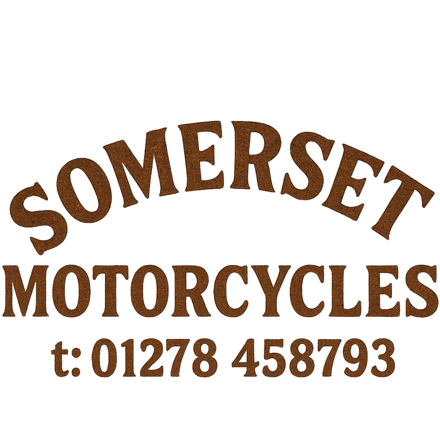 Logo for Somerset Motorcycles with a phone number displayed.
