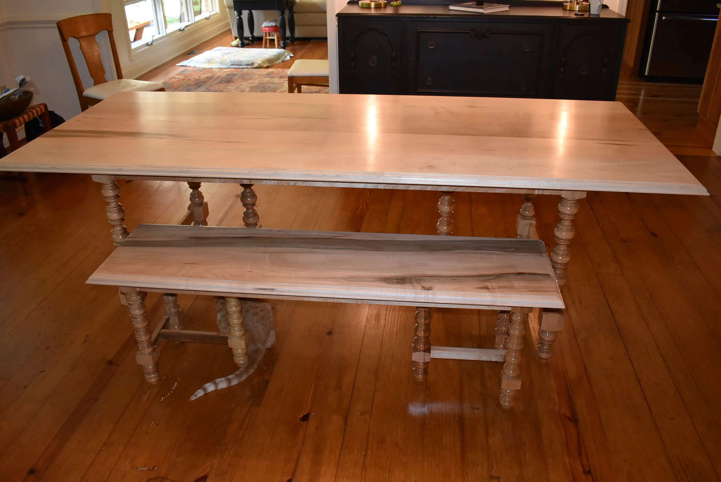 Jenny Lind Maple Dining Table