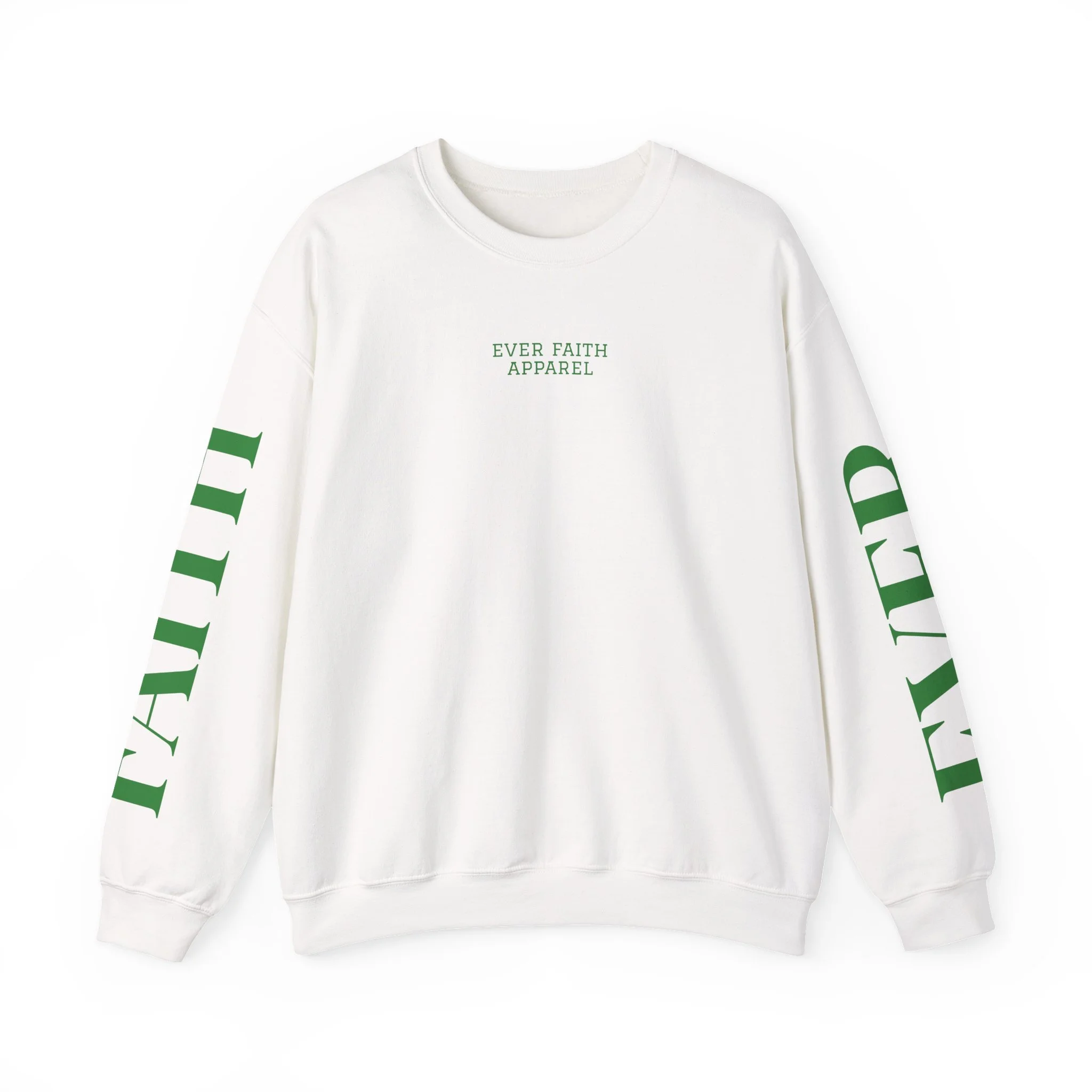 EverFaith  Crewneck — Jeremiah 17:7–8 | Evergreen Collection Sleeves