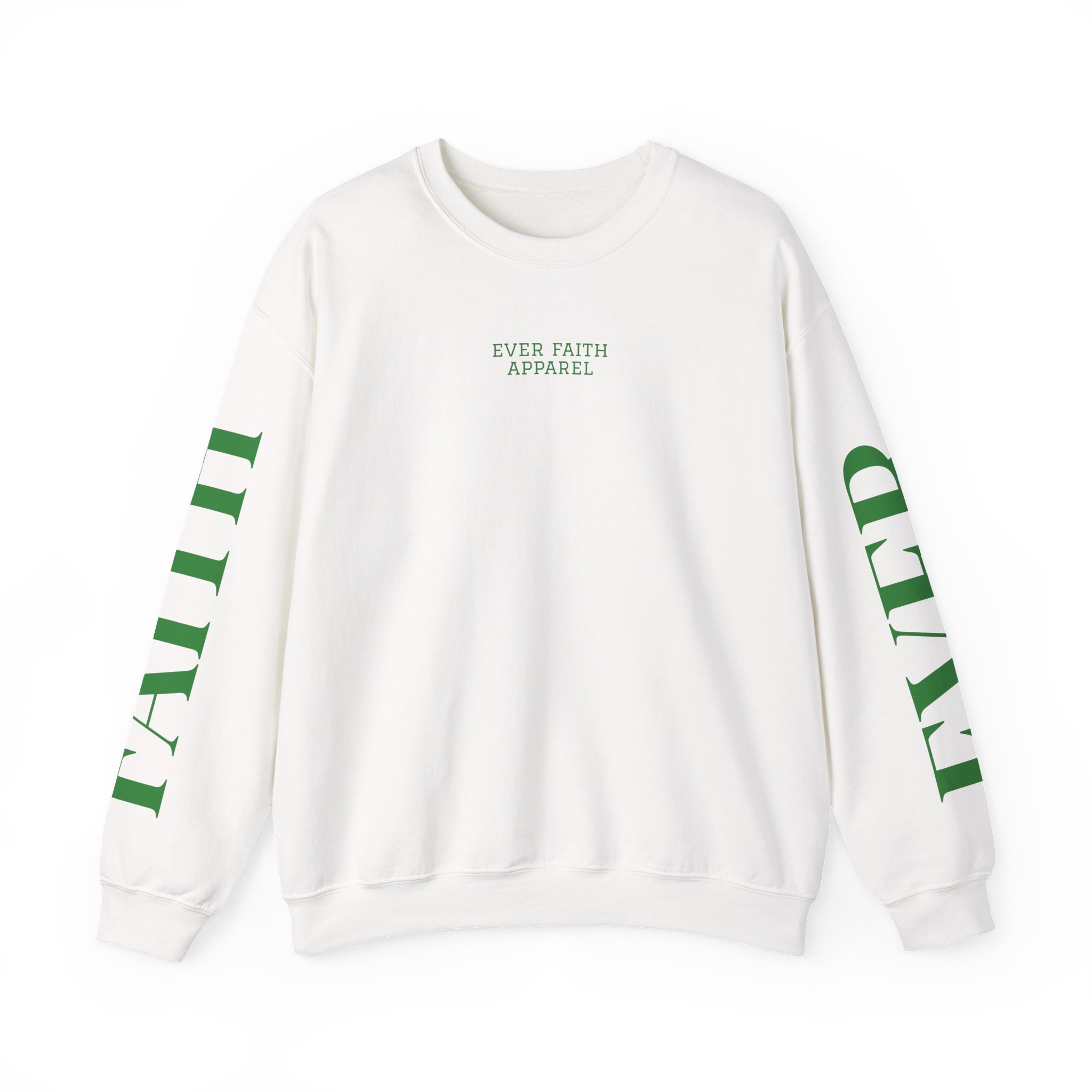 EverFaith  Crewneck — Jeremiah 17:7–8 | Evergreen Collection Sleeves