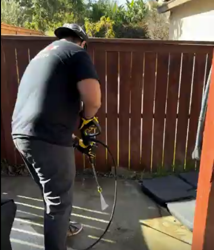 Junk Removal and Clean up. Pressure Washing after junk is removed. 