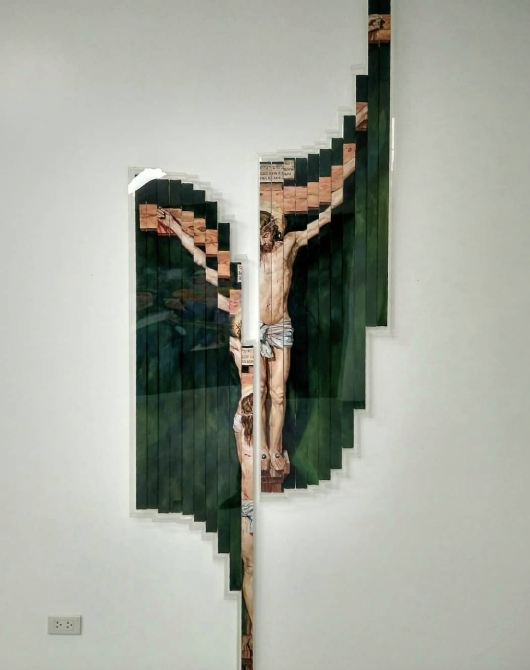 "MP #9B" (After Diego Velasquez)"
38" x 109" inches
Acrylic on canvas
(Framed in Acrylic glass)
2019