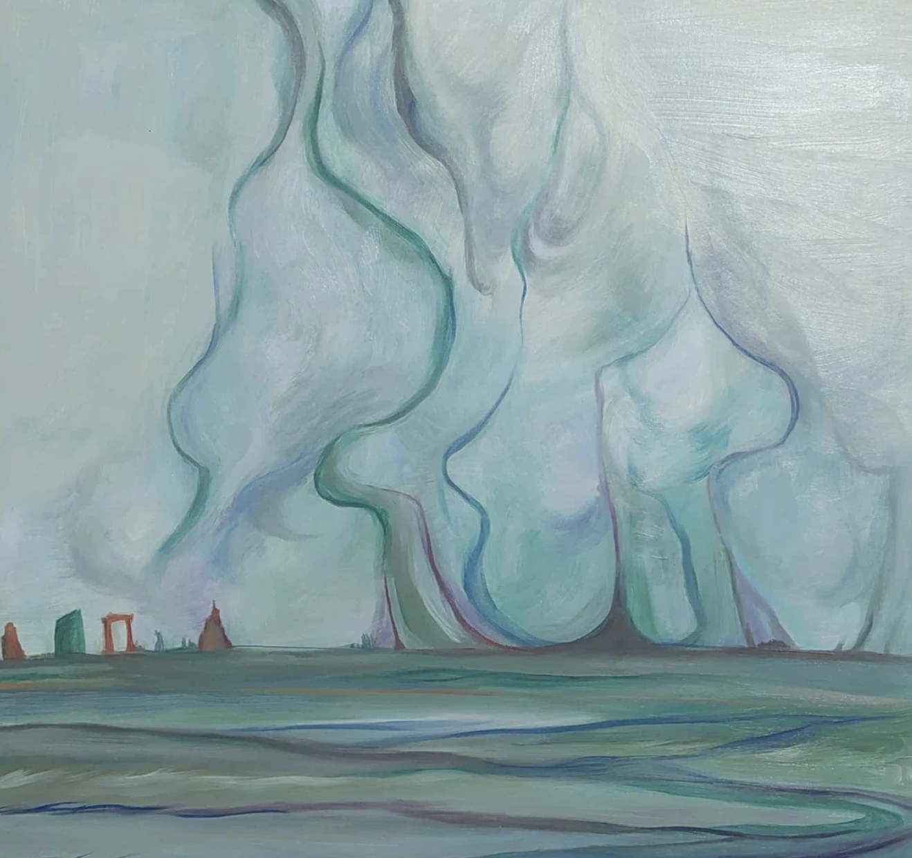 "Untitled Landscape"
Oil On Canvas
15" x 15" Inches
2025

Exhibited under TLYR Collectives' "Re-roting In Unfamiliar Soil" at Luzon Art Fair 2025.