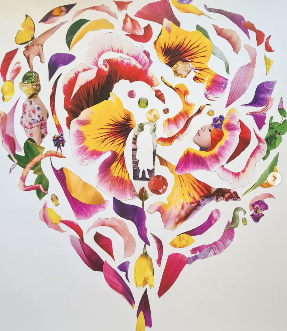 "The Awakening"
Mixed Media, Collage
2024

"Menarche" (2024), group show, Cartellino