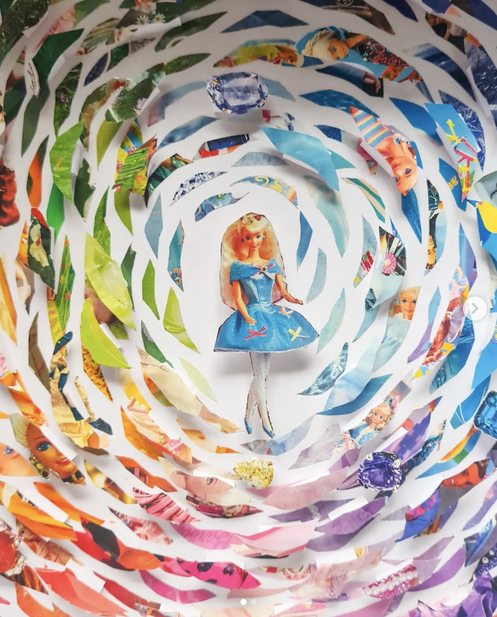 "Treasures In Life"
Mixed Media, Collage
2023

"Life in Plastik" (2023), solo, exhibition ANIMA Art Space.