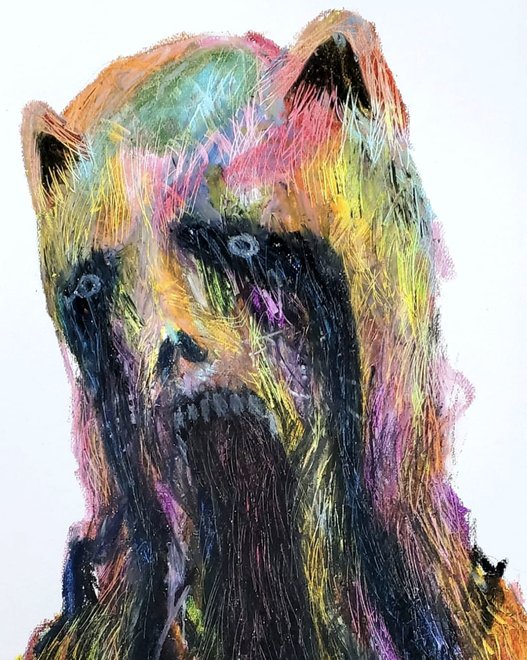 "RNBW"
Oil Pastel On Paper
2020