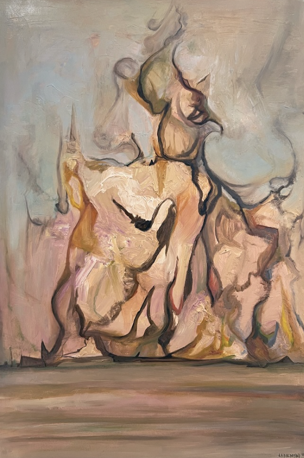 "Dance Of The Clay"
Oil On Canvas
24 x 36 inches
2025

Exhibited at "Beneath The Surface", Metro Gallery.