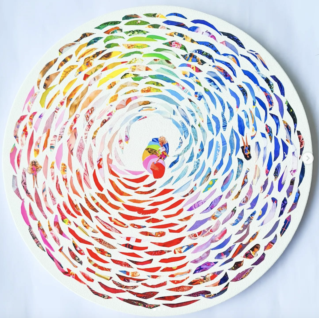 "Dreams And Obsessions"
Mixed Media, Collage
2023

"KaWOMENAN Pop!" (2023), group, Everything's Fine PH, Art in the Park 2022-2023 with Manila Collage Collective