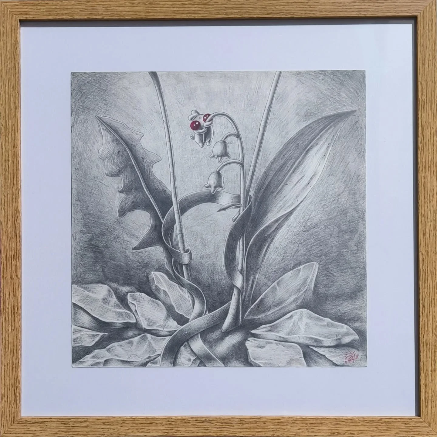 The Anatomy: Seeds Of Hope 1/3
Lead & Ink On Paper
16 " 16 in (framed)
2025