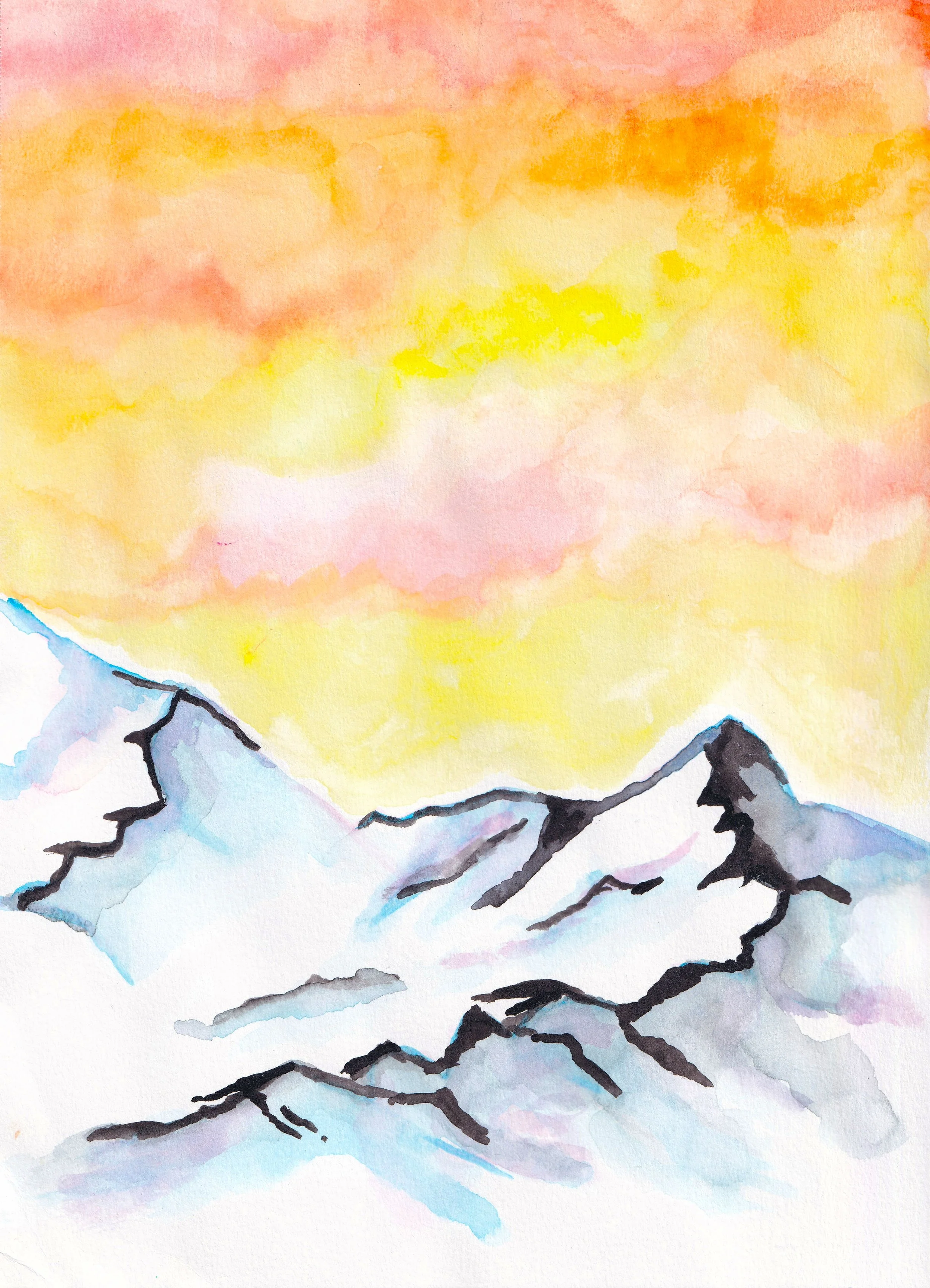 Sunset Mountains Colored.jpg