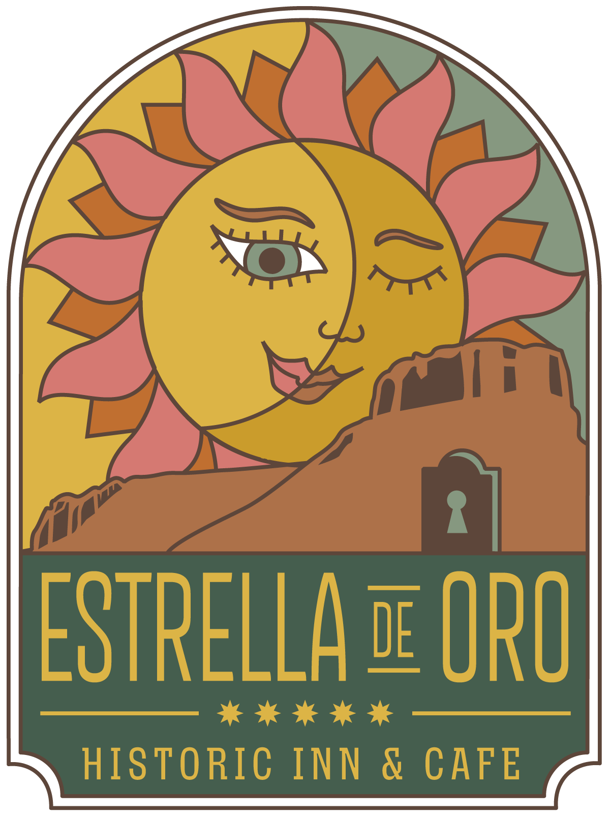 Estrella de Oro sun logo