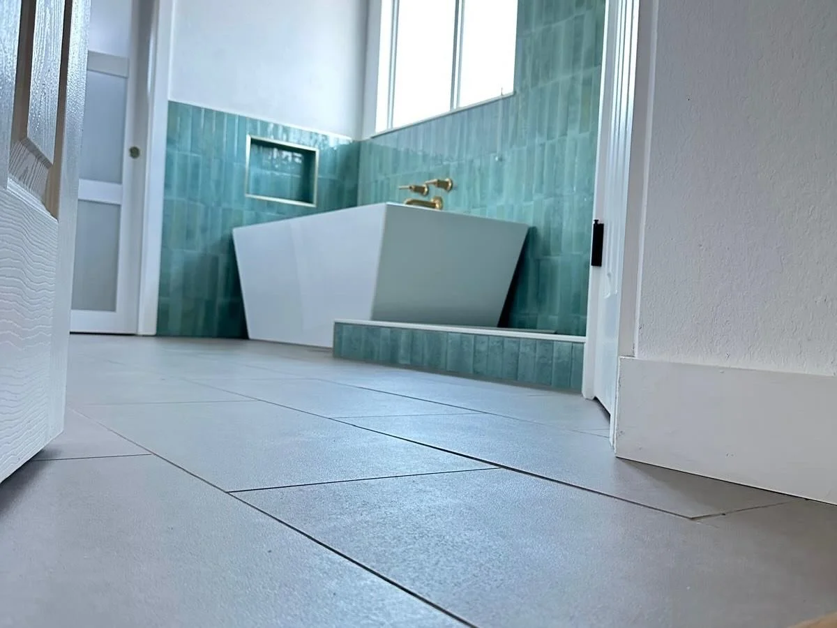 Bathroom renovation, Zellige Tile, Austin Texas, Tx, Central Texas, Tx.,  Tile Shower, Tile
