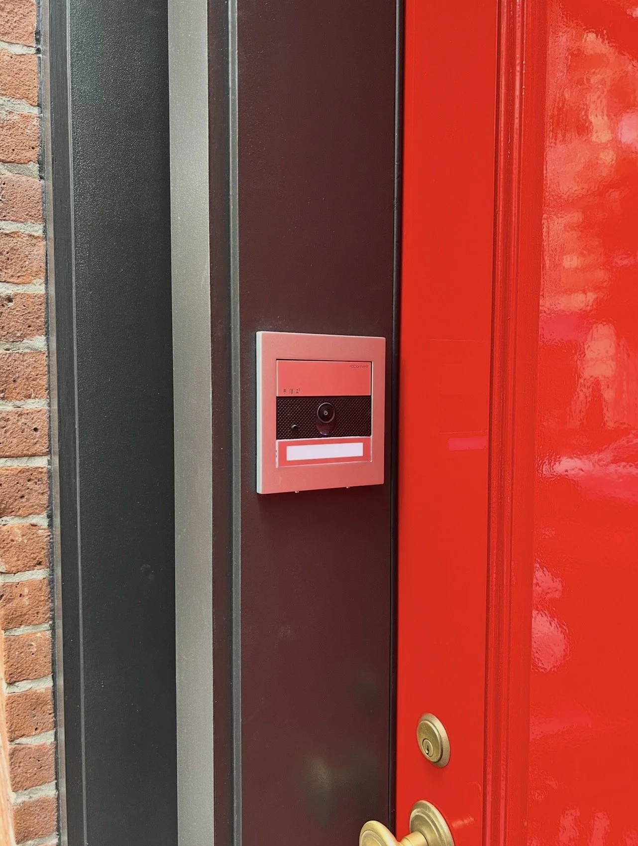 Comelit single family video intercom system.
