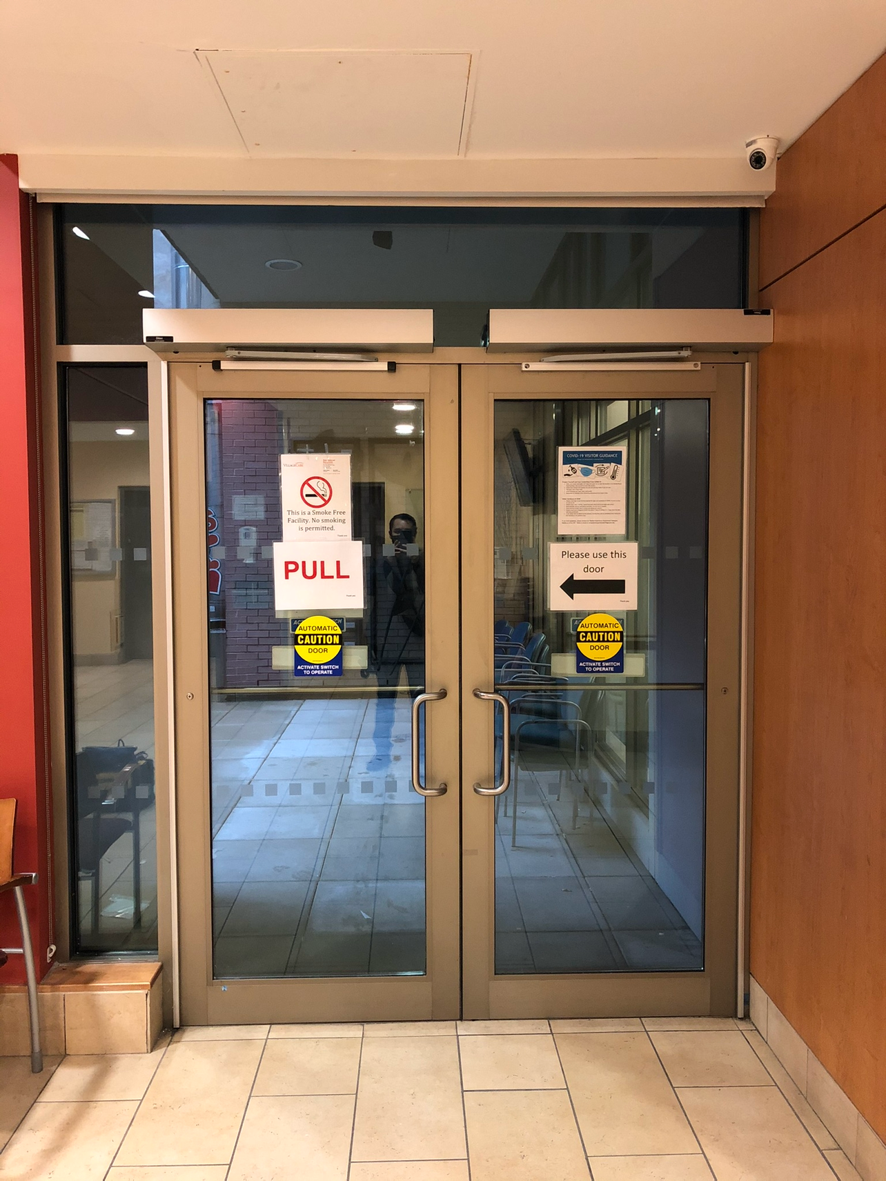DITEC Automatic Door Operator. Providing hands-free, ADA-compliant building access, fully integrated with the building’s existing intercom and access systems.