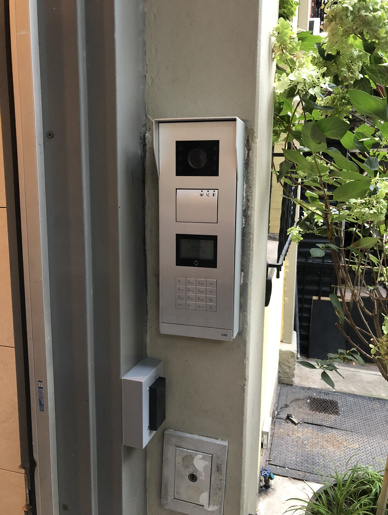 Multi-tenant video intercom system installation for NYC apartment building.