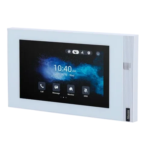 Akuvox touchscreen indoor monitor installation in NYC - Impera Security Systems
