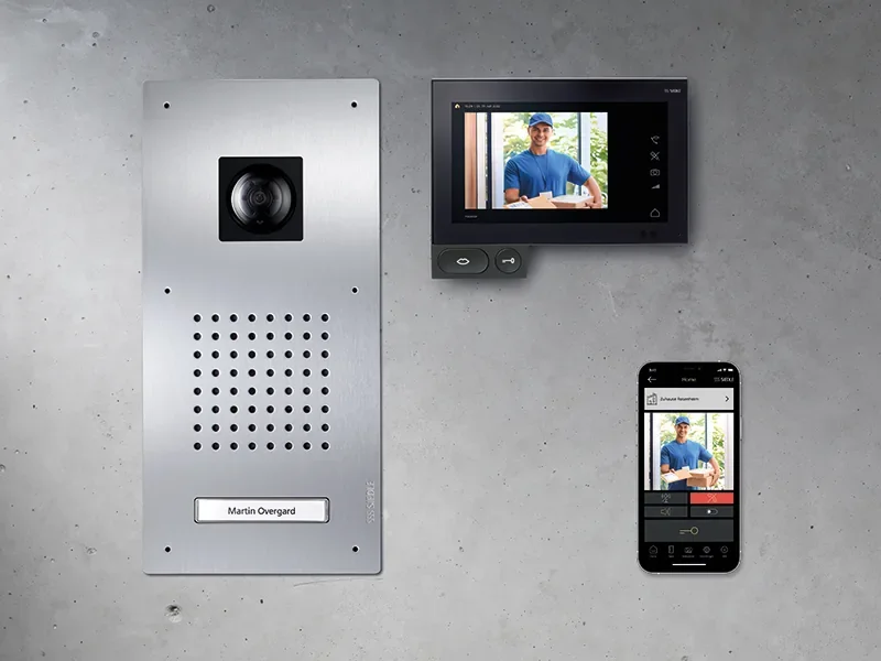 Siedle modern video intercom system installation - Impera Security Systems