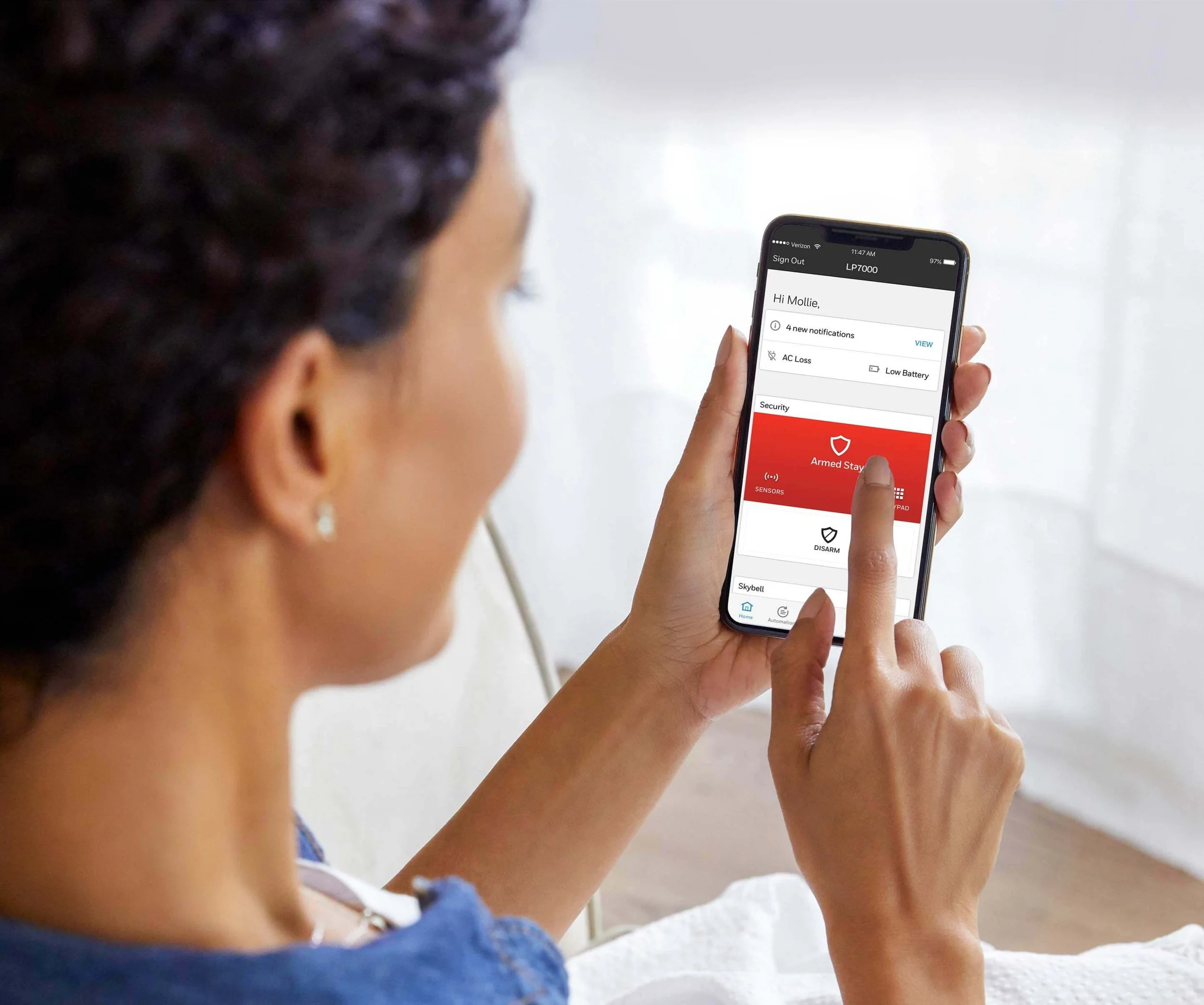 Honeywell wireless alarm system with mobile App - Impera Security Systems