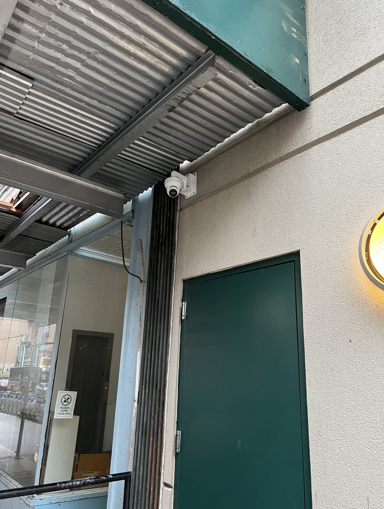 Residential security camera installation for home in Brooklyn, NYC.