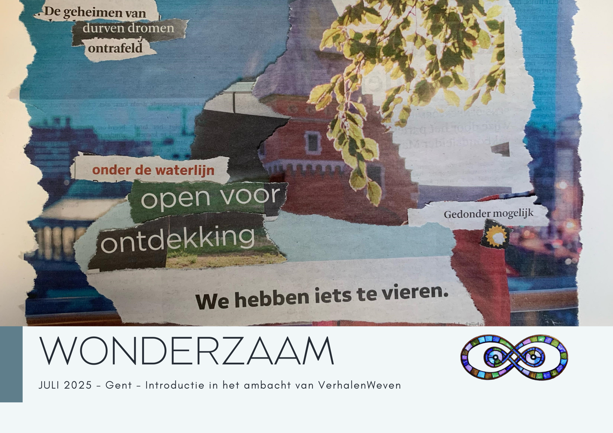 Wonderzaam | Feb of Juli 2026, Gent.
Ik schrijf me in