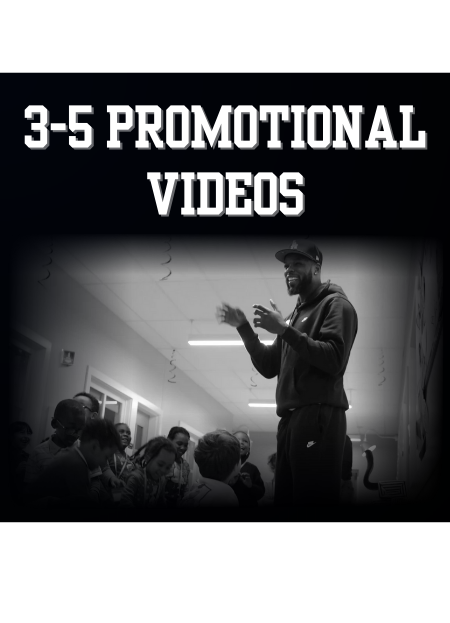 3-5 Promotional Videos (Website / Brand Intro)
