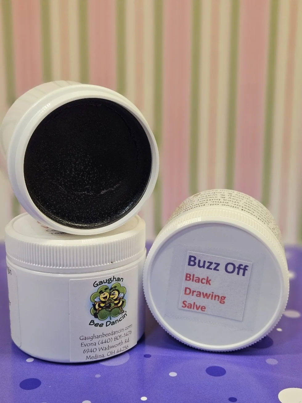 Buzz Off Black Drawing Salve - 2 oz