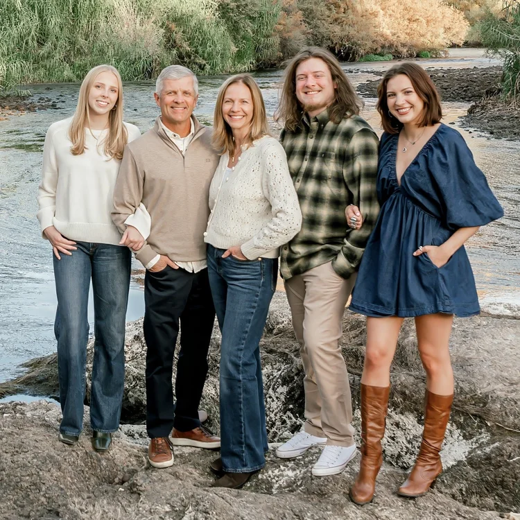 Jeff with his family