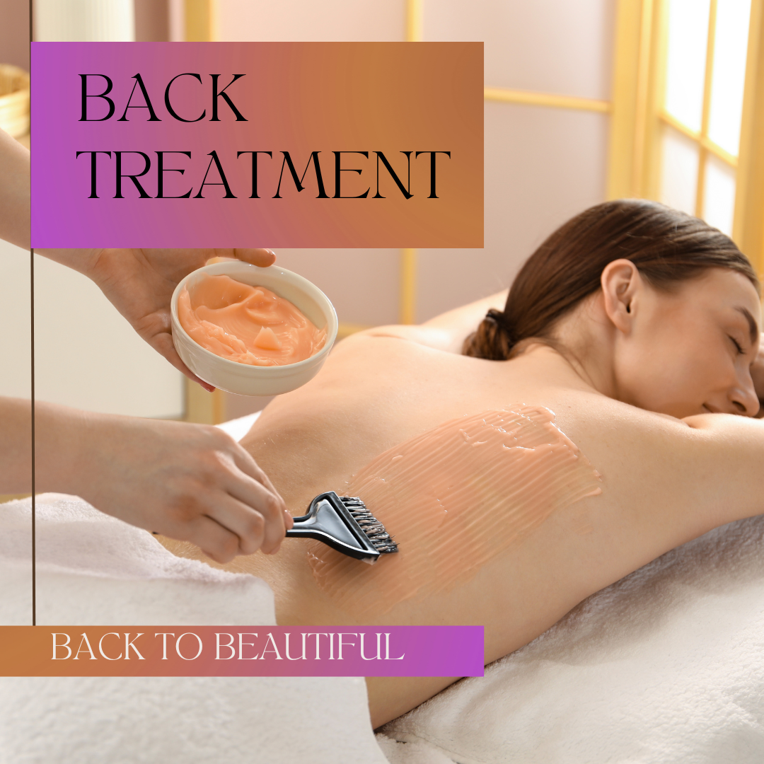 back treatment, back facial, microdermabrasion, back treatment near me, back facial near me, back treatment tulsa, back facial tulsa, enzyme back