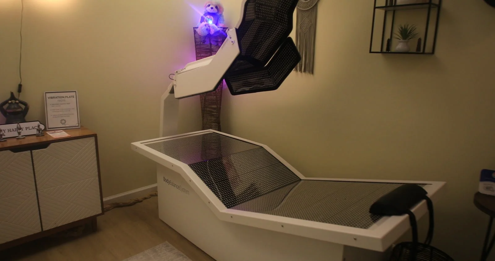 Body Balance full-body red light therapy bed at HE Med Spa, Tulsa OK