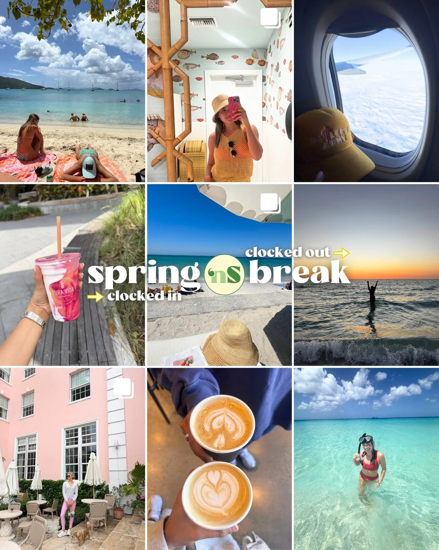 Some of our @nspierspilates instructors have been clocked out this week anddddd we&rsquo;re obsessed with it 😍✌🏼🌞🏖️🩷

WE LOVE YOU SPRING!