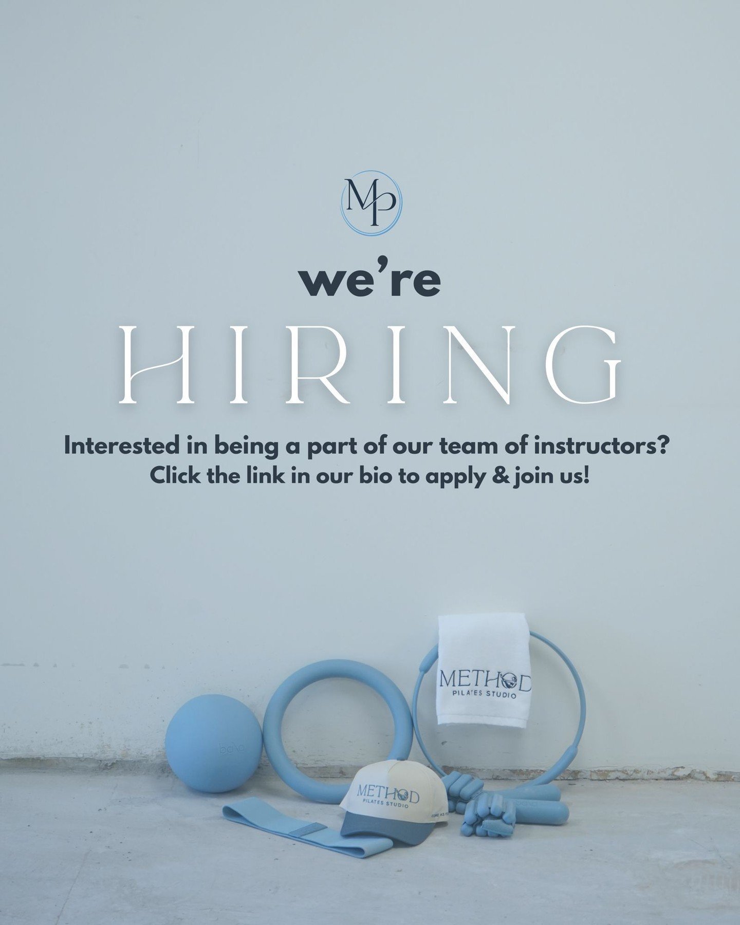 We&rsquo;re hiring! Interested in becoming a Pilates instructor? 

&ldquo;Come As You Are&rdquo; and join our Method team!

Click the link in our bio for more information &amp; to apply 🫶🏼

&mdash;
 #methodpilates #pilates #reformerpilates #pilates