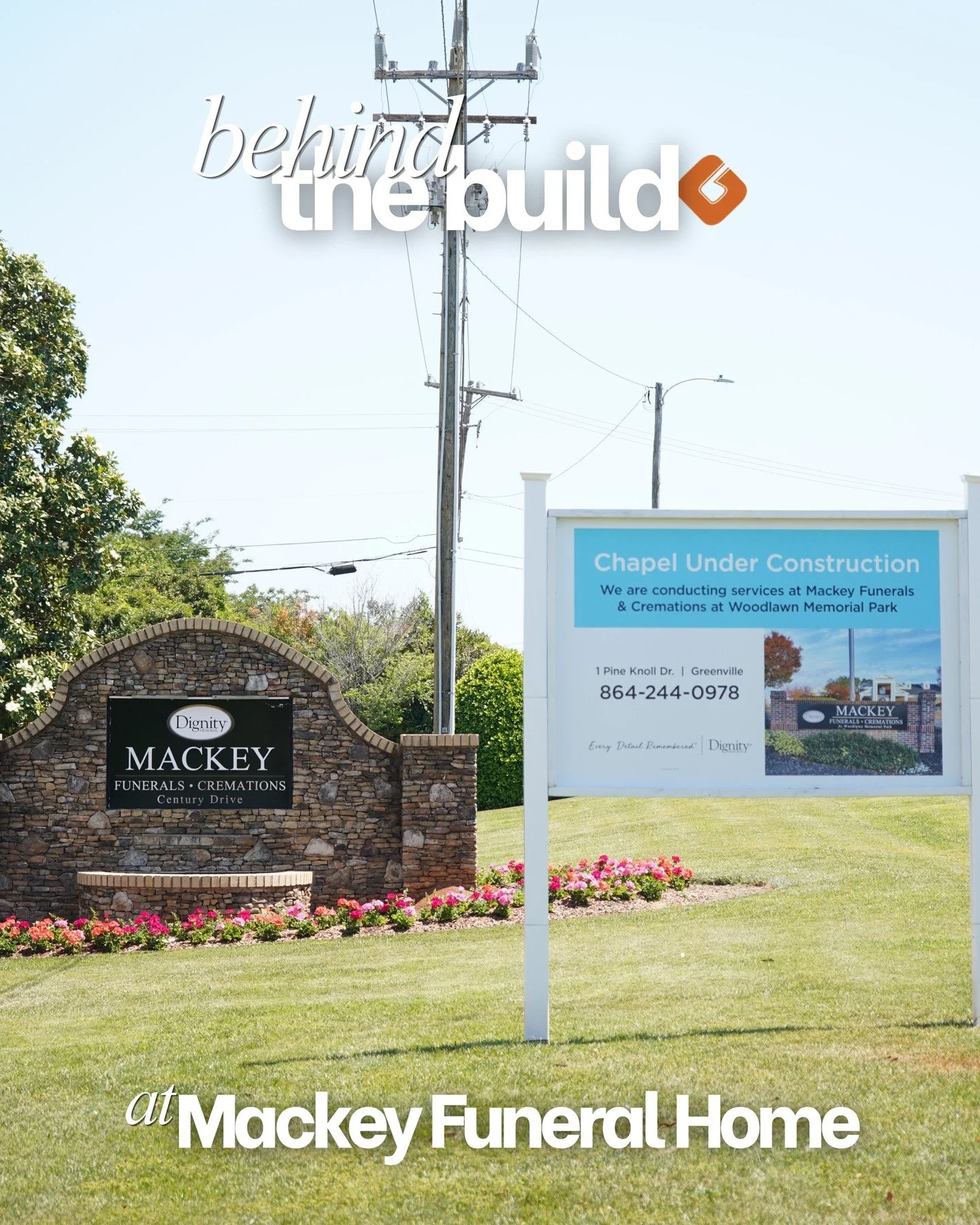 Behind the Build at Mackey Funeral Home 🛠️ 

Big progress is happening as the new chapel continues to take shape. Exterior stucco is underway, trusses are up with the roof on, and drywall is going in throughout the event space.

Inside, walls are re