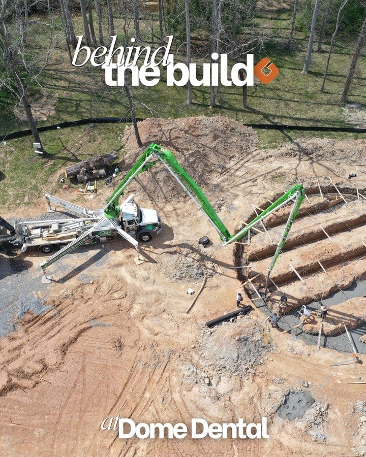 Behind the Build at Dome Dental 🛠️

Major progress is taking shape in Asheville &mdash; the geodesic dome foundation is officially underway. Footers have been poured, block has been laid, and the full foundation is coming together piece by piece.

F