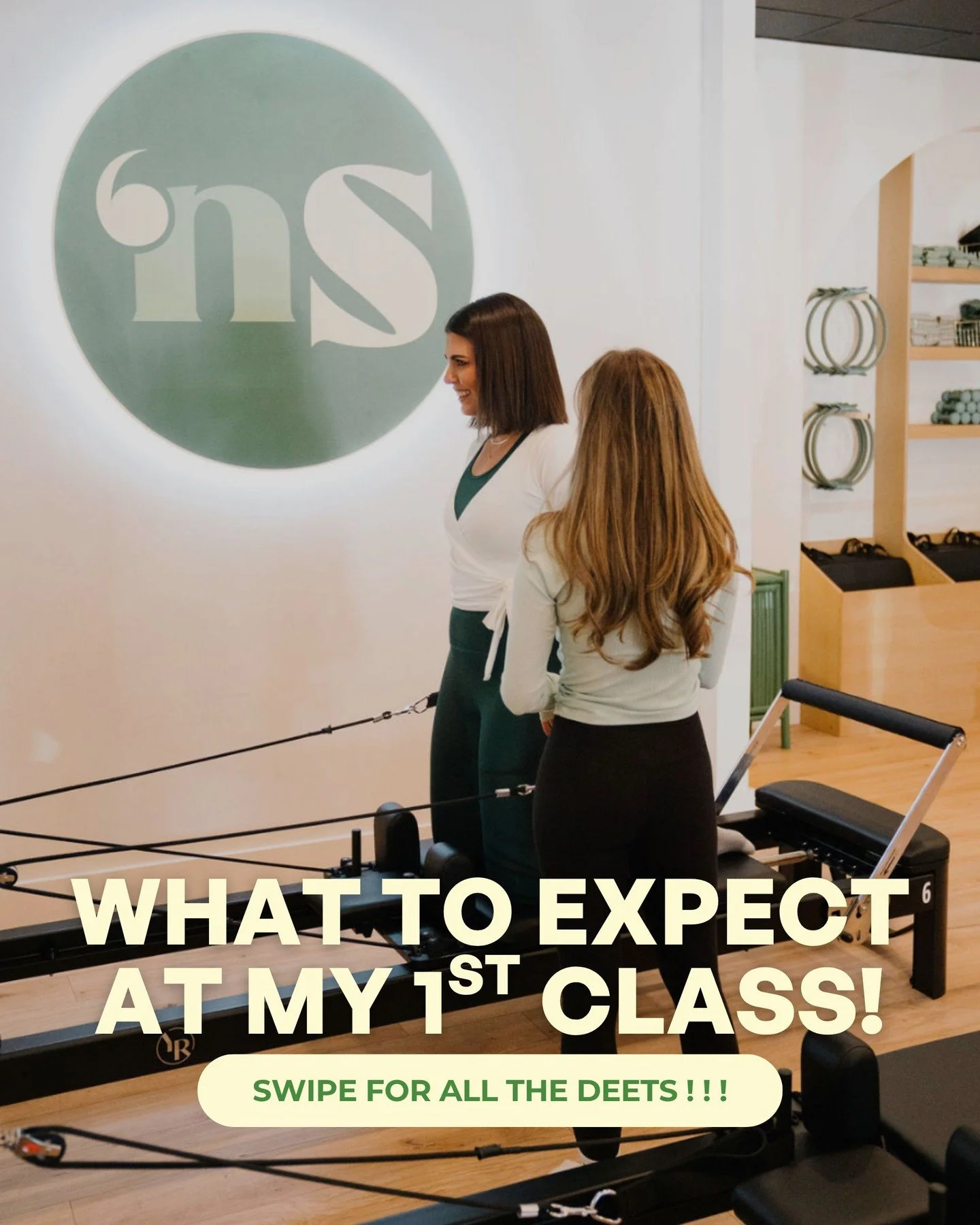 1st time with us or in a reformer Pilates class?! Let&rsquo;s talk about what to expect&hellip; all you need to bring is yourself &amp; an open mind to fall in love with Pilates. Consider this a fair warning you may become obsessed too 🥰

We can&rsq