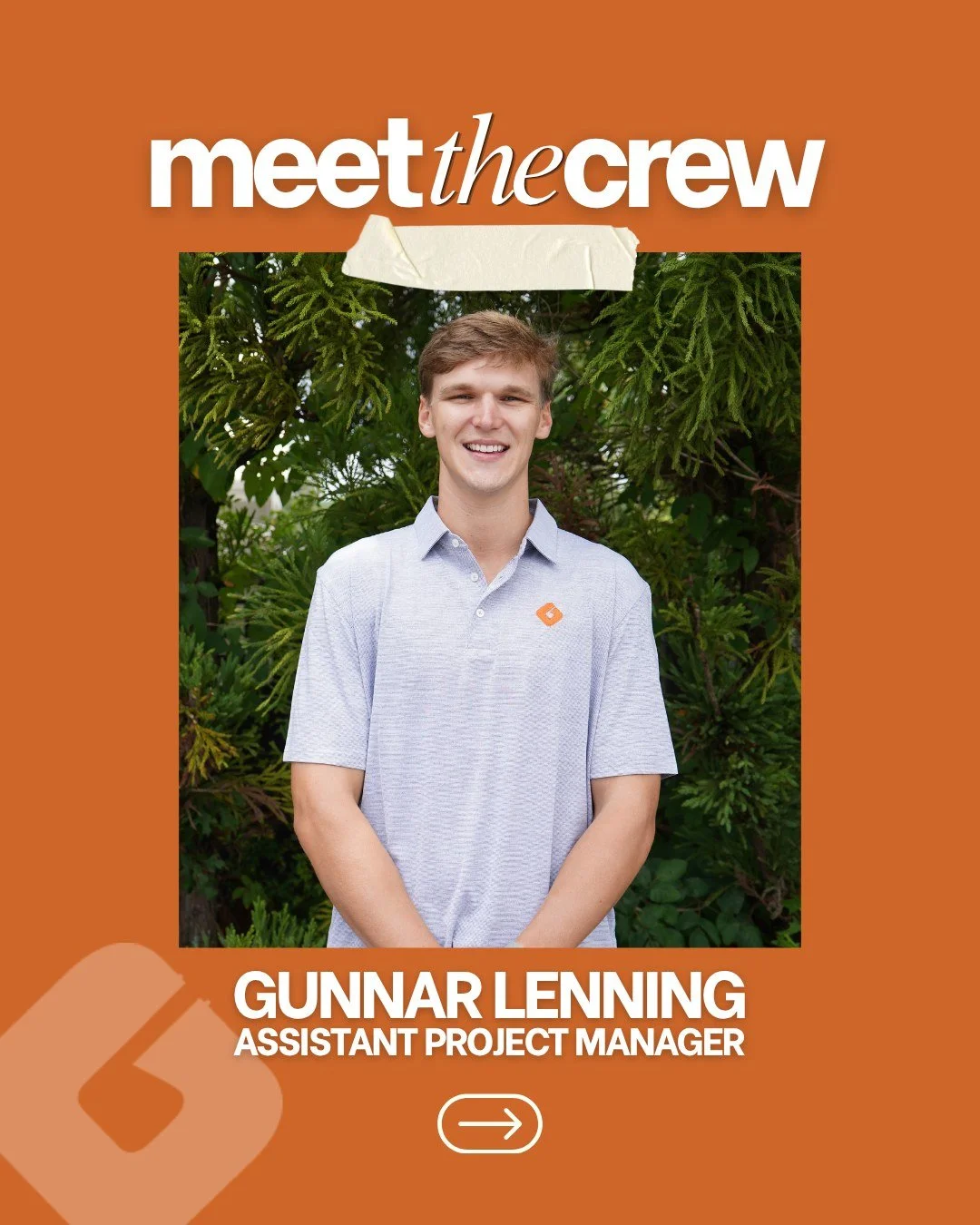 Meet the Crew Monday &mdash; Gunnar Lenning 🔨

As a Project Manager at The Boardman Group, Gunnar brings energy, a team-first mindset, and a fresh perspective to every project. He's always ready to jump in, learn, and help bring our clients' visions