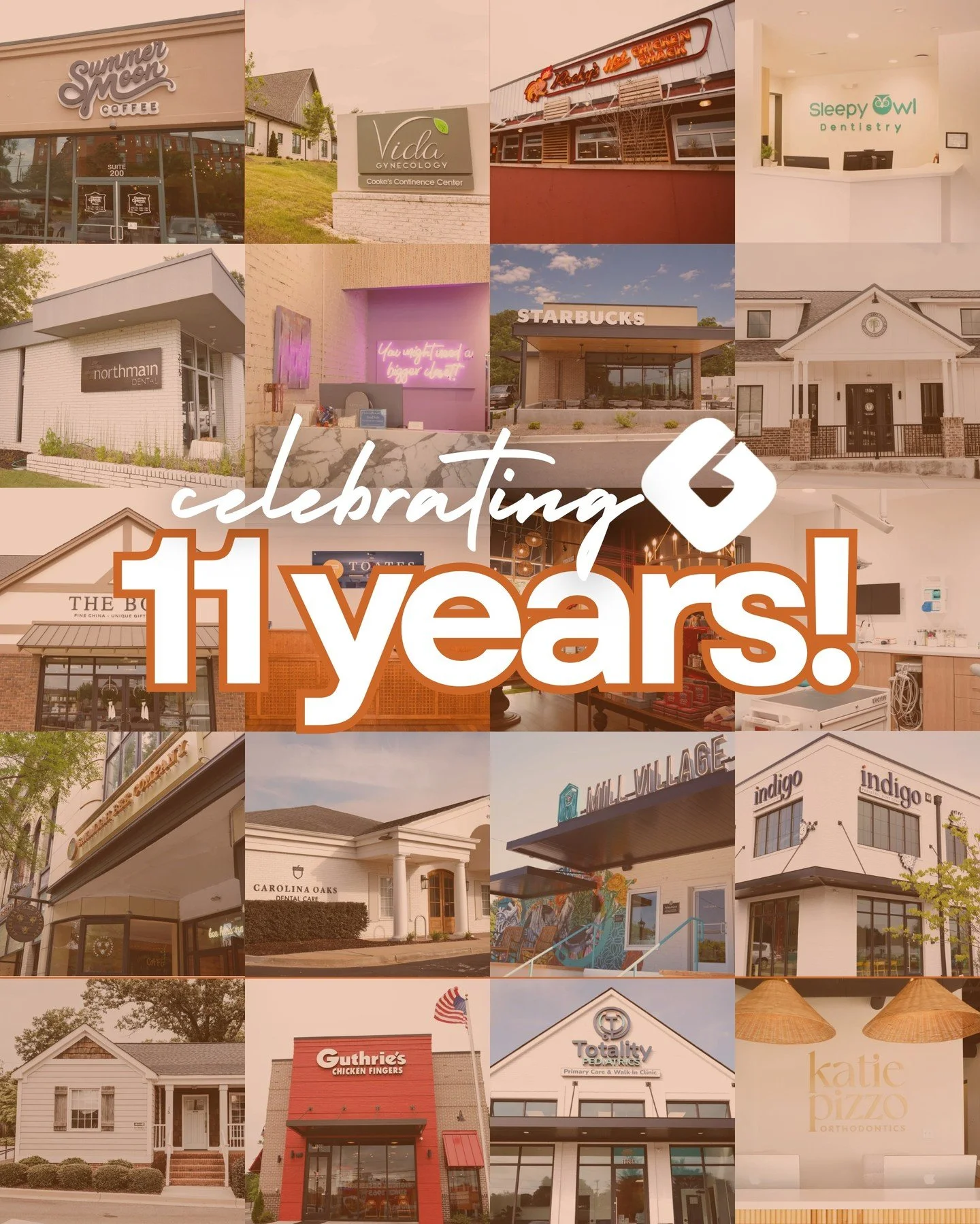 The mark of 11 years building with purpose and great people. Here&rsquo;s to what&rsquo;s next 👏🏼

&mdash;
#TheBoardmanGroup #11yearanniversary #GreenvilleSC #CommercialRenovation #ConstructionTransformation