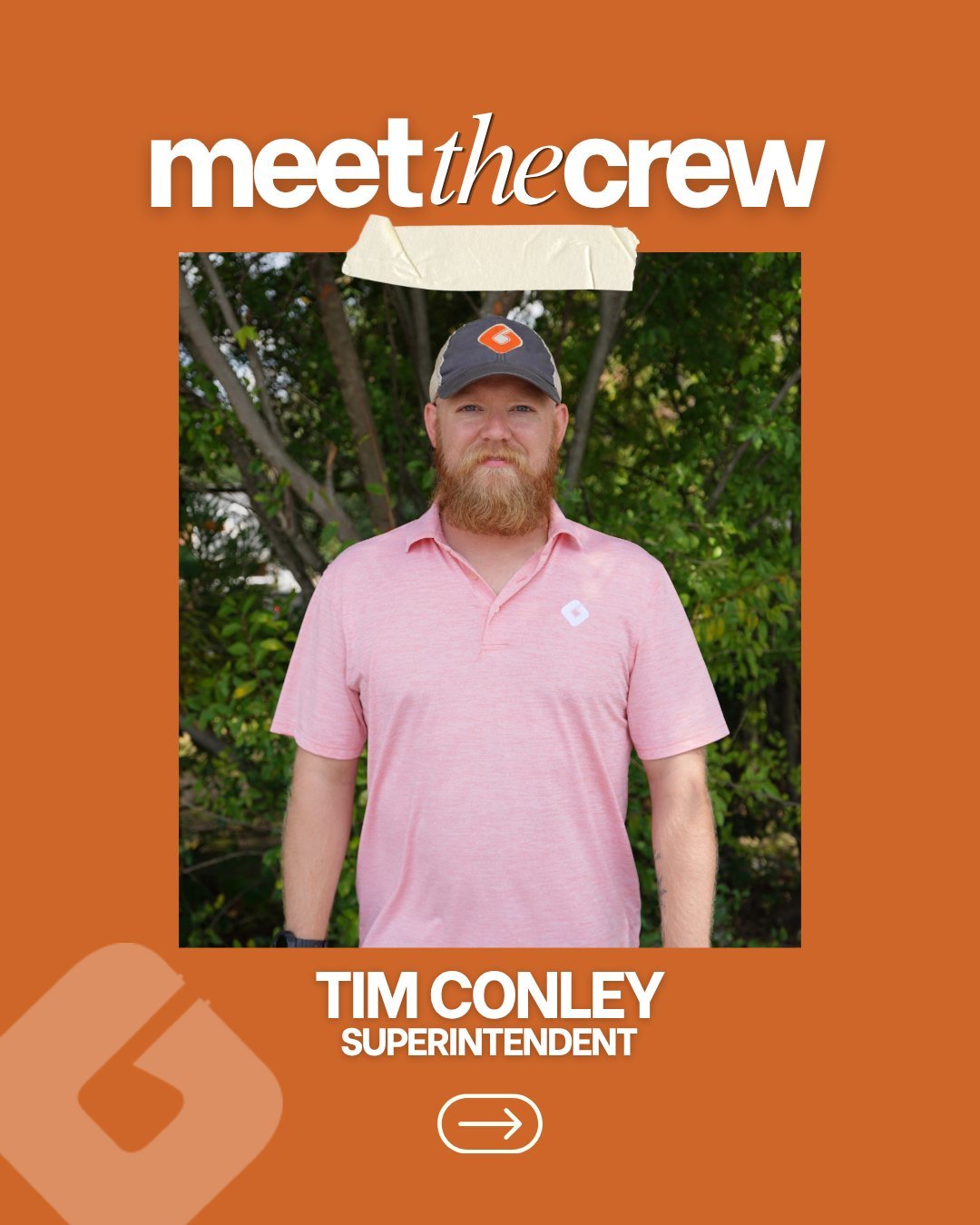 Meet the Crew Monday with Tim Conley 🔨

As a Superintendent at The Boardman Group, Tim brings 24 years of construction know-how and a hands-on approach to the job site. He values being part of a team that cares just as much about its people and comm