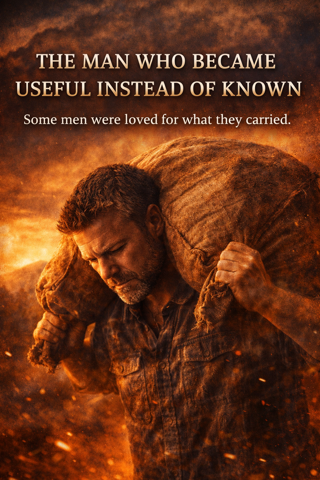 What a man becomes when no one comes