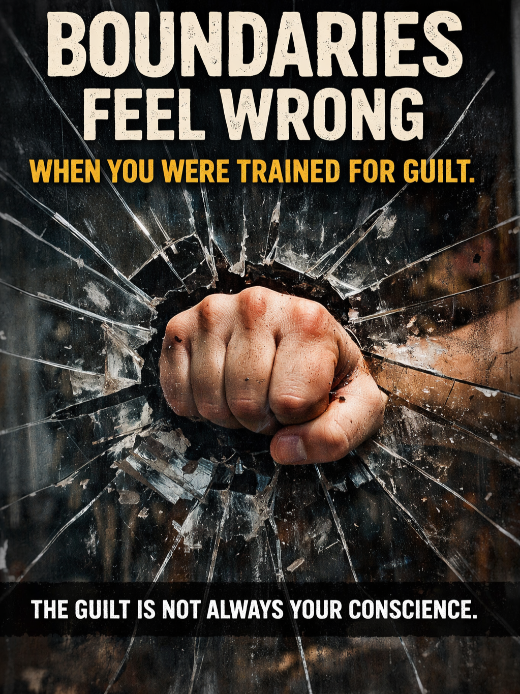 Boundaries feel wrong when you’re trained for guilt