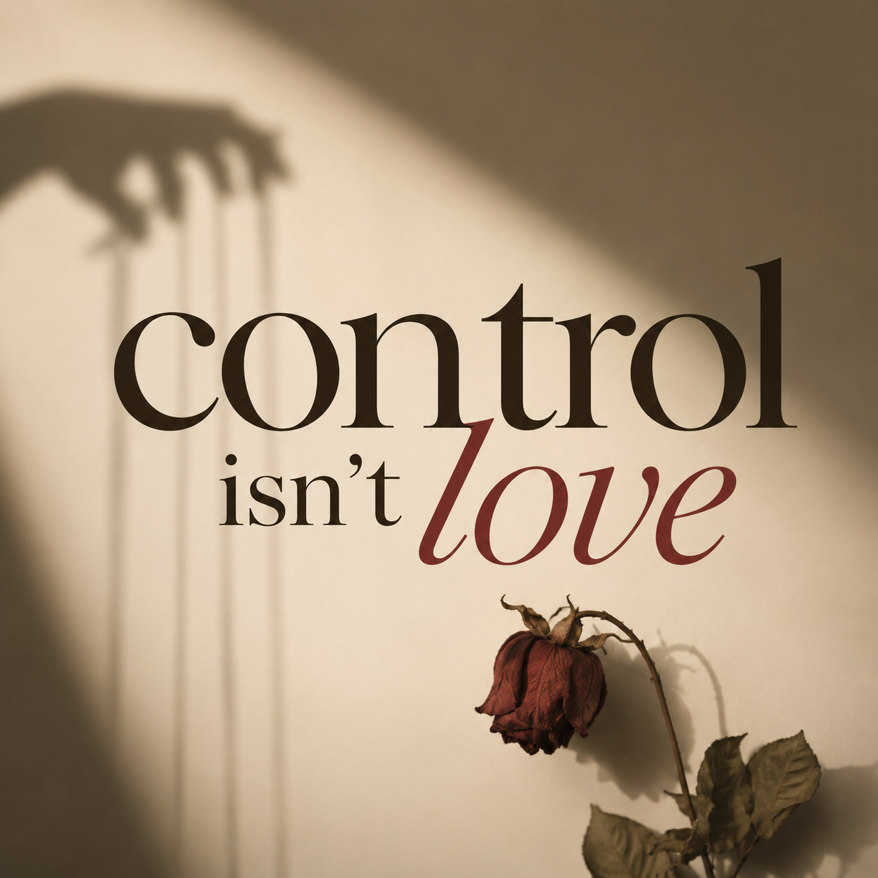 Control isn’t love 