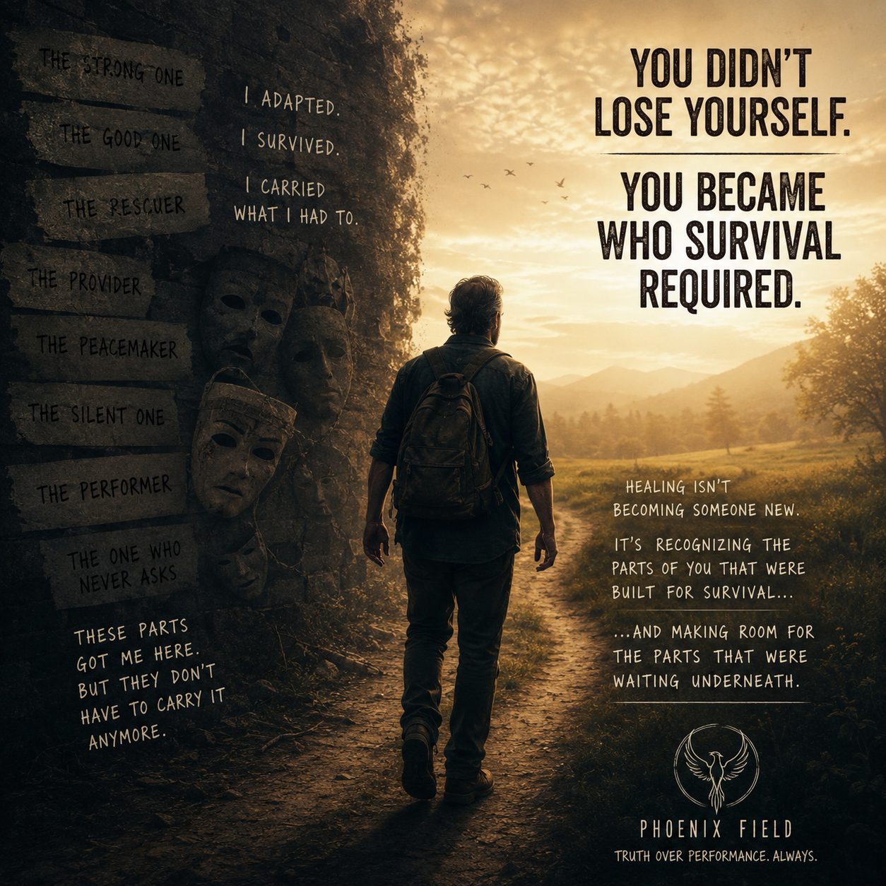 You Didn’t Lose yourself. You Became Who Survival Required