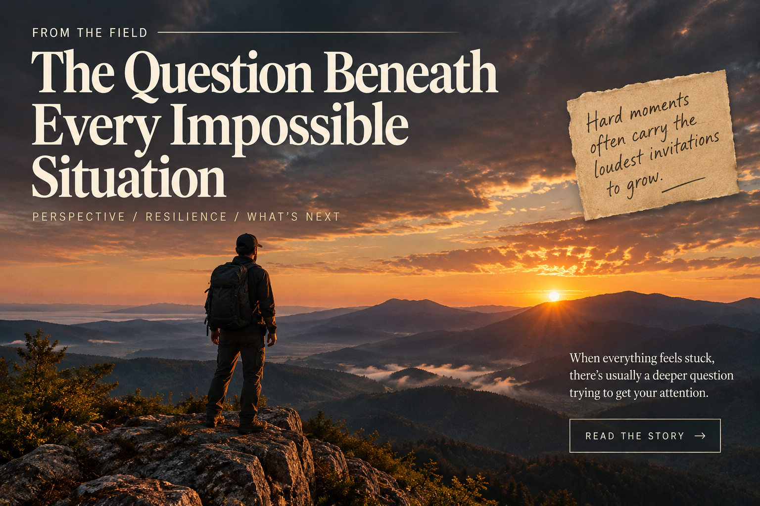 The Question Beneath Every Impossible Situation