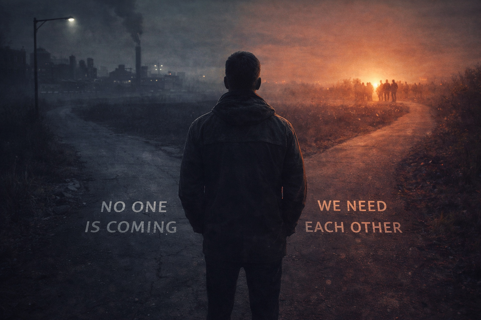 no one is coming to save you