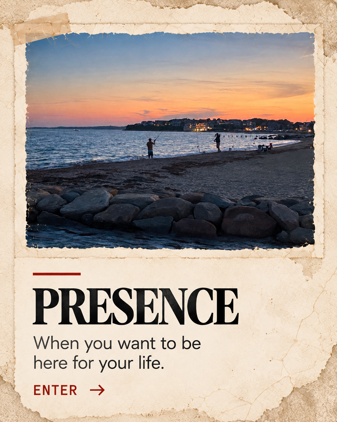 Presence: when you want to be here for your life. Enter the Presence reading path.