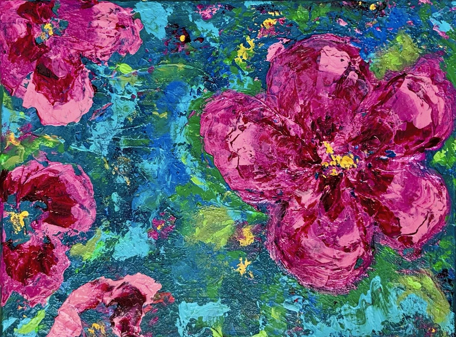 Title:  Untitled  ||
Colors: Any  ||
Frame: None || Extra: Inspiration from previous work (In Motion: Blooming)