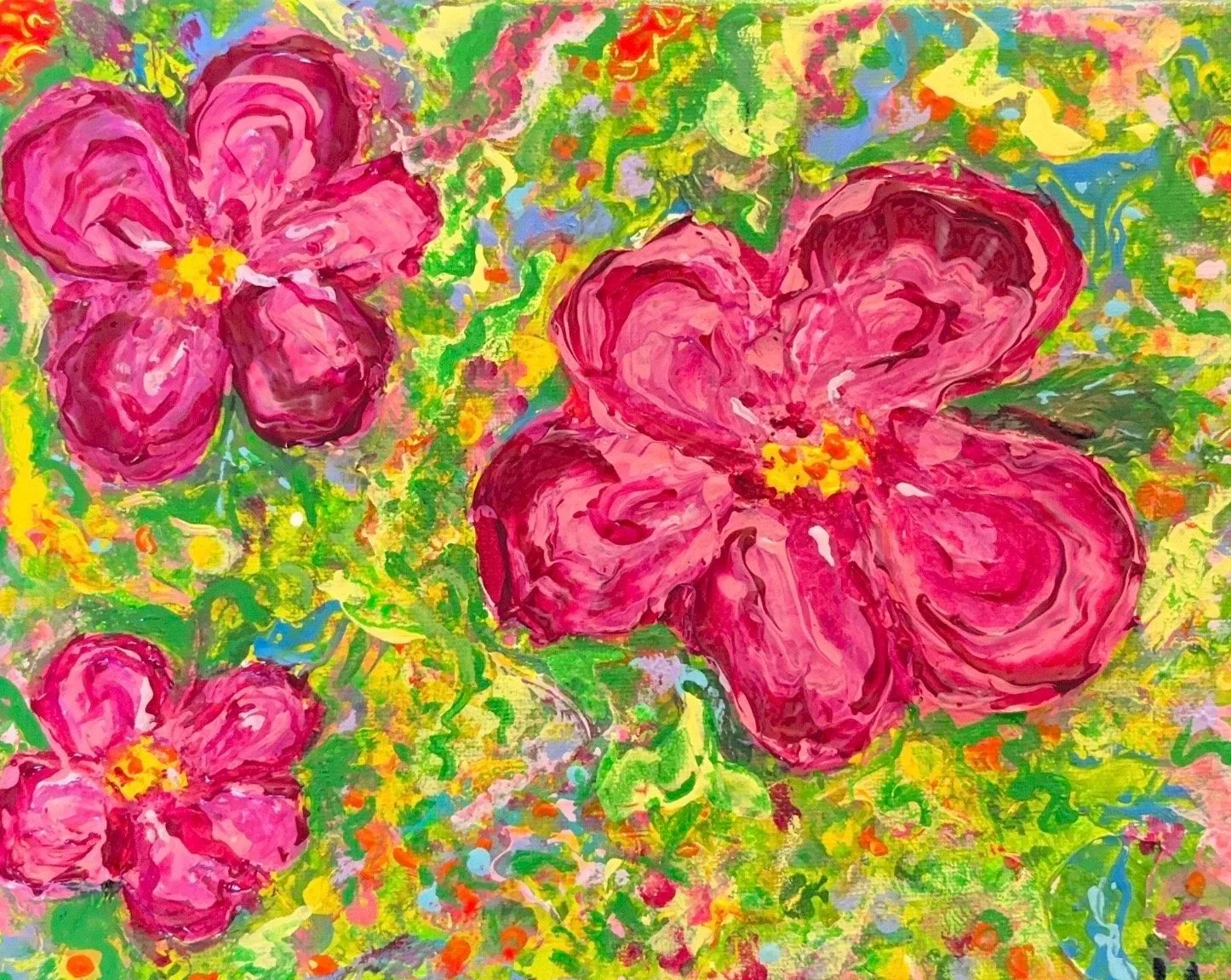 Title:  Water Lilly Pt. 2  ||
Colors: Any  ||
Frame: None || Extra: Inspiration from previous work (In Motion: Blooming)