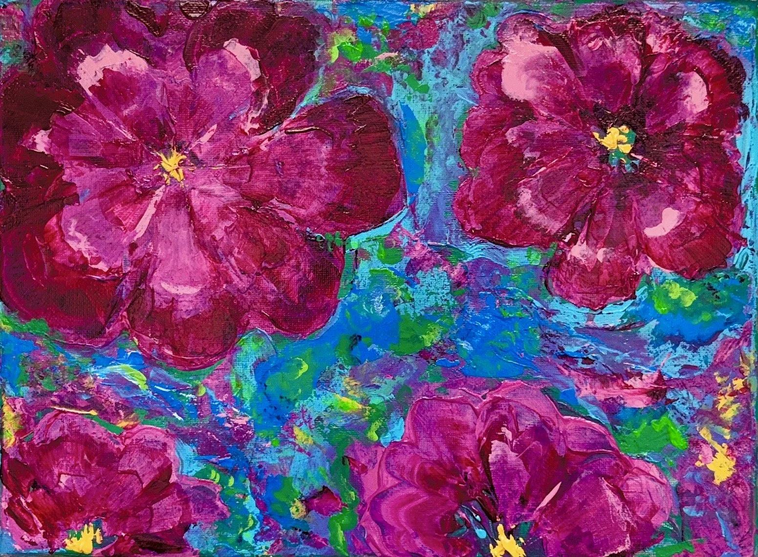 Title:  Untitled  ||
Colors: Any  ||
Frame: None || Extra: Inspiration from previous work (In Motion: Blooming)
