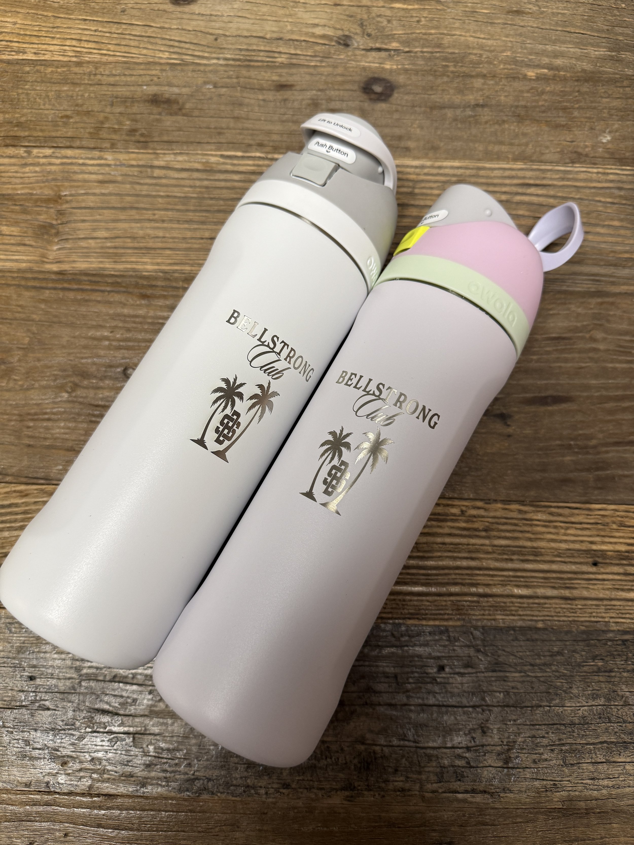 Custom Logo Design and Laser Engraved Water Bottle by Haderlie Designs