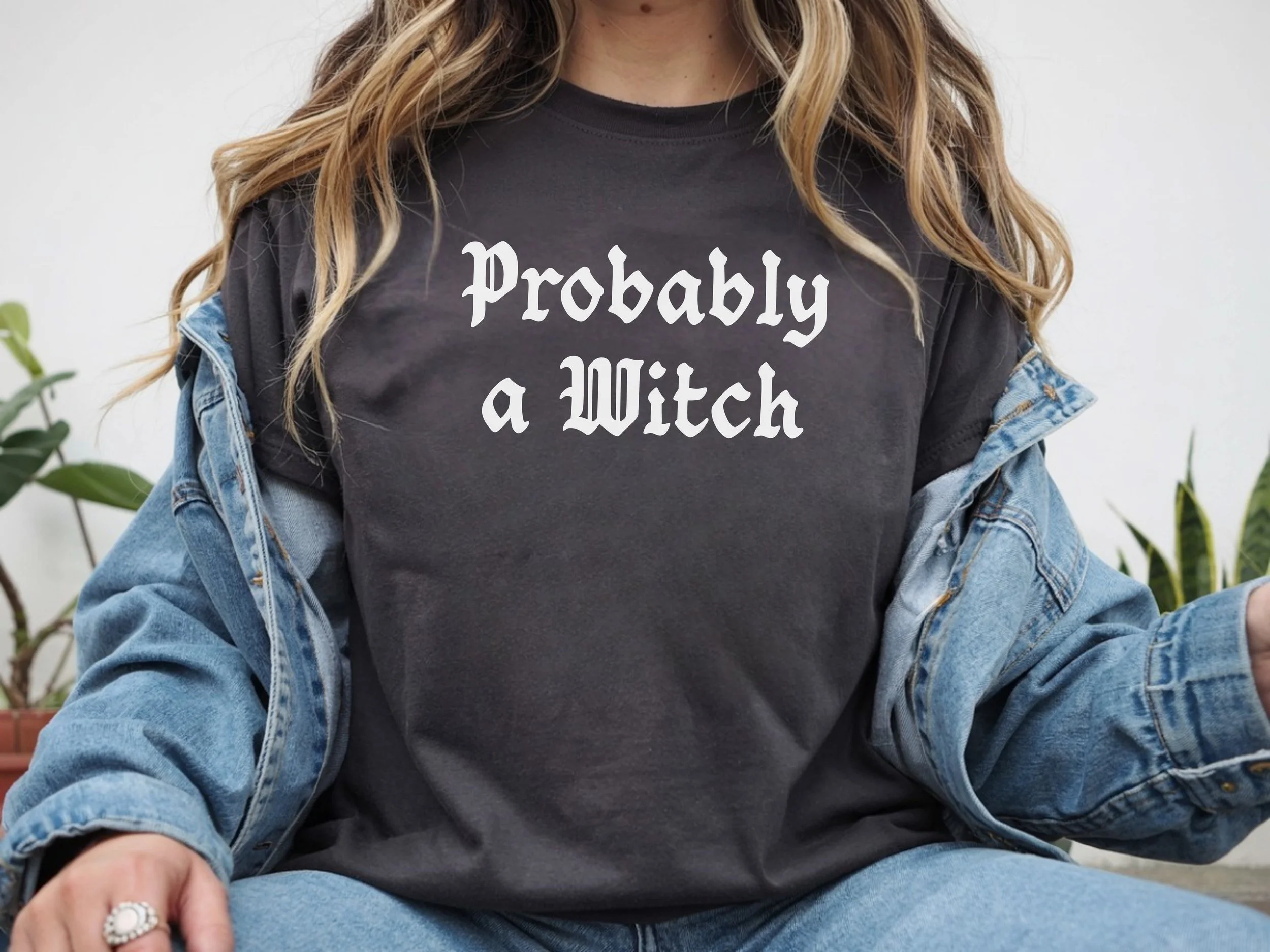 Vintage Witch Graphic T-Shirt – Soft 100% Cotton Unisex Tee