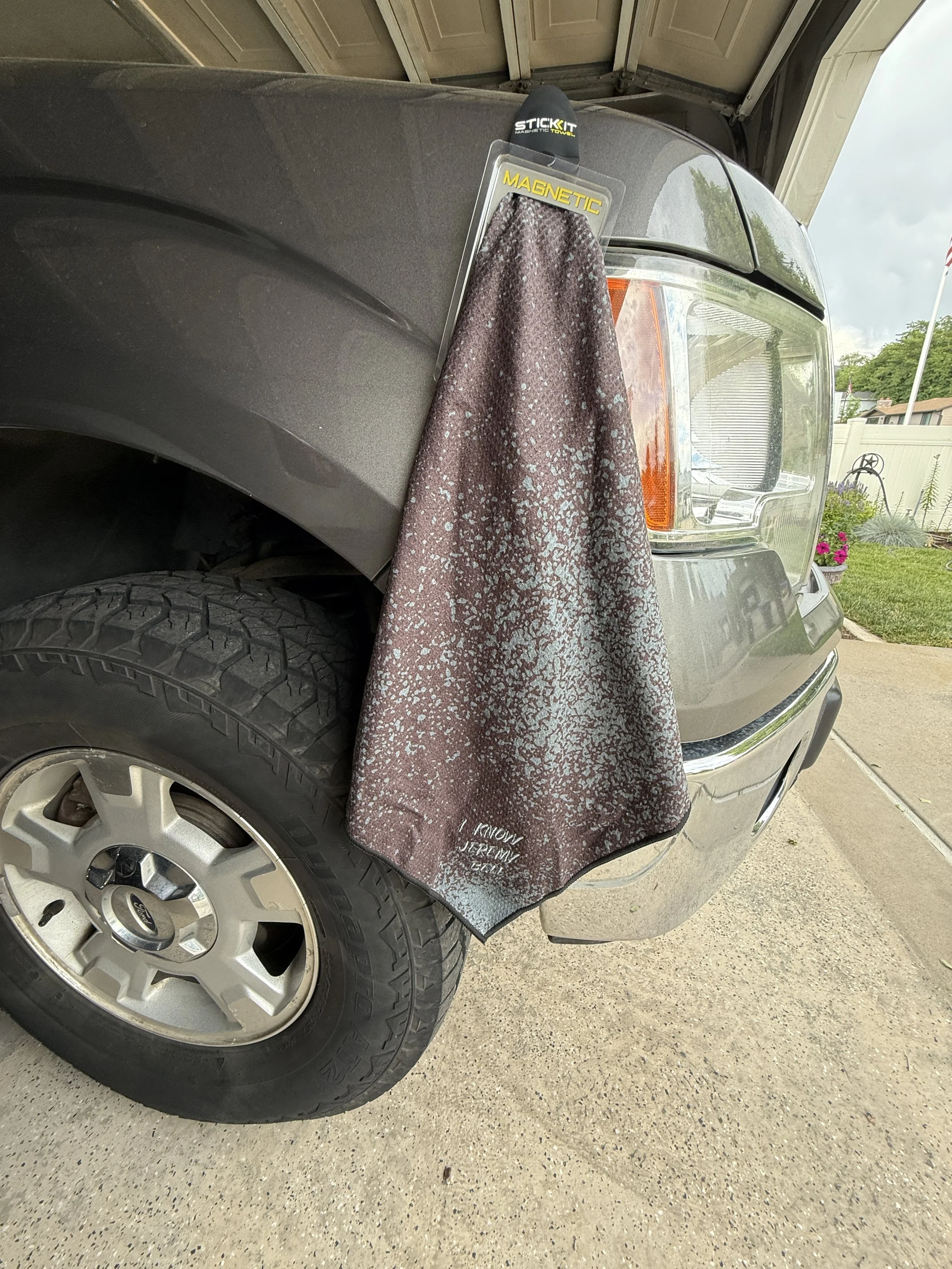 Embroidered Golf Towel by Haderlie Designs